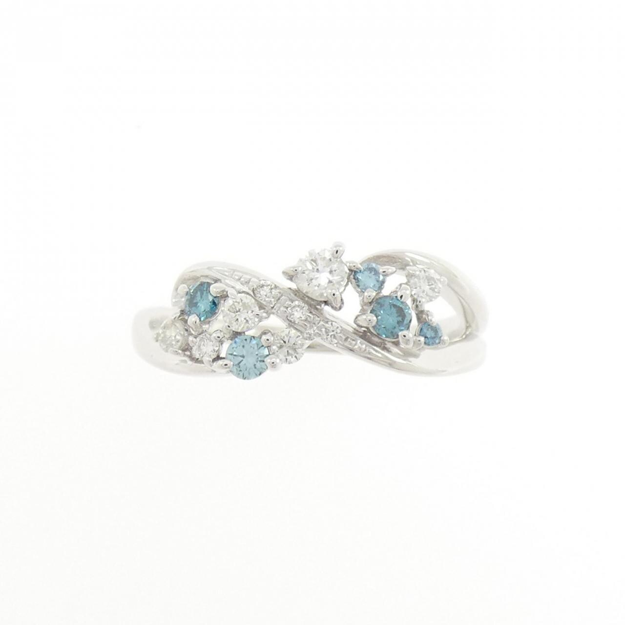 K18WG ダイヤモンド リング 0.15CT
