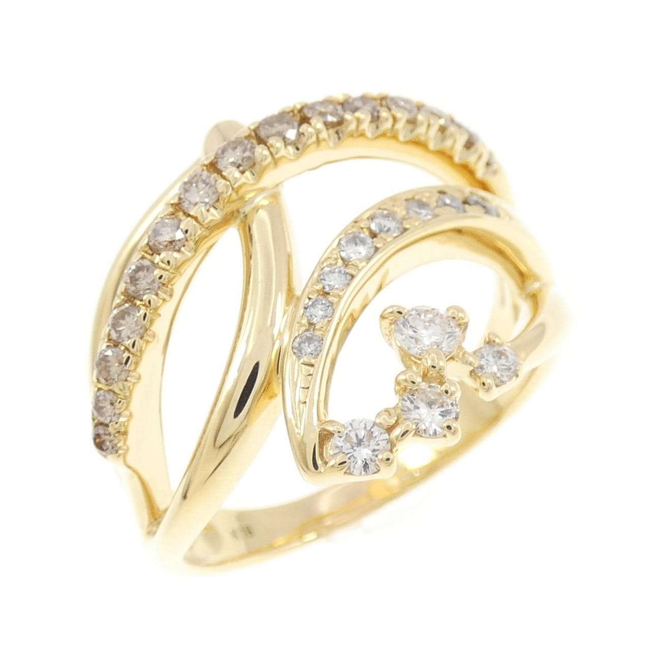 K18YG ダイヤモンド リング 0.69CT