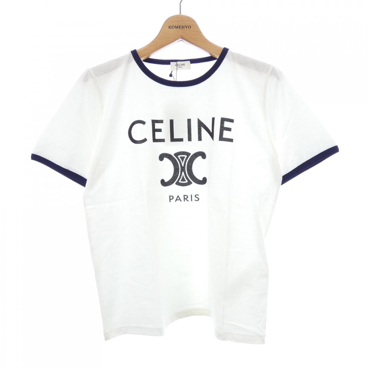 セリーヌ CELINE CELINE PARIS Tシャツ　トリオンフ TRIOMPHE 2X872671Q Tシャツ