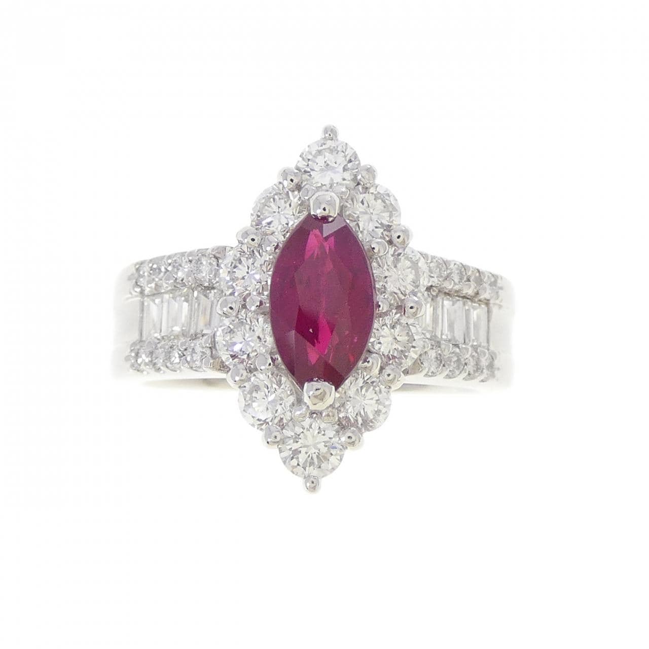 PT900 ルビー リング 1.010CT