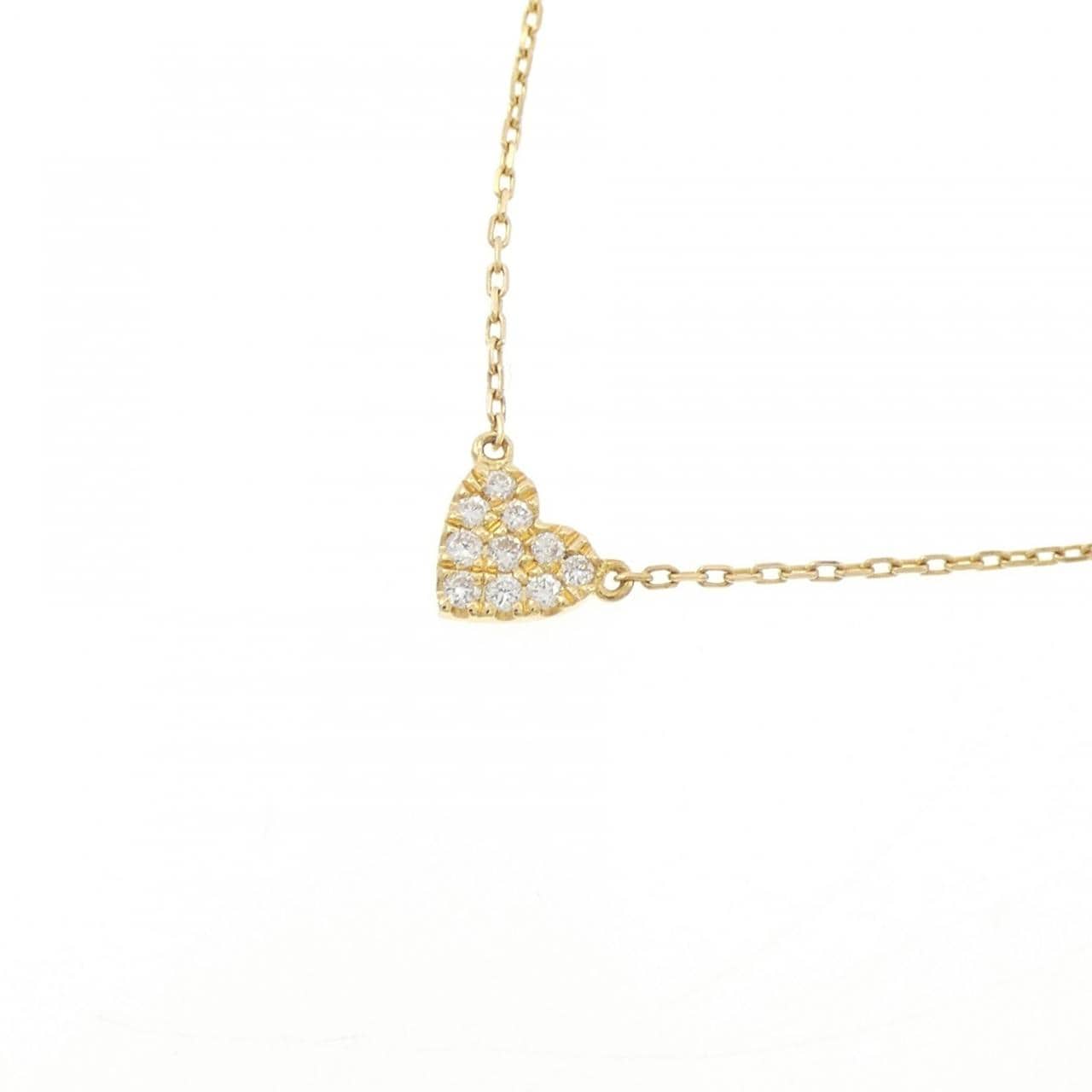アーカー ハートパヴェ ネックレス 0.05CT