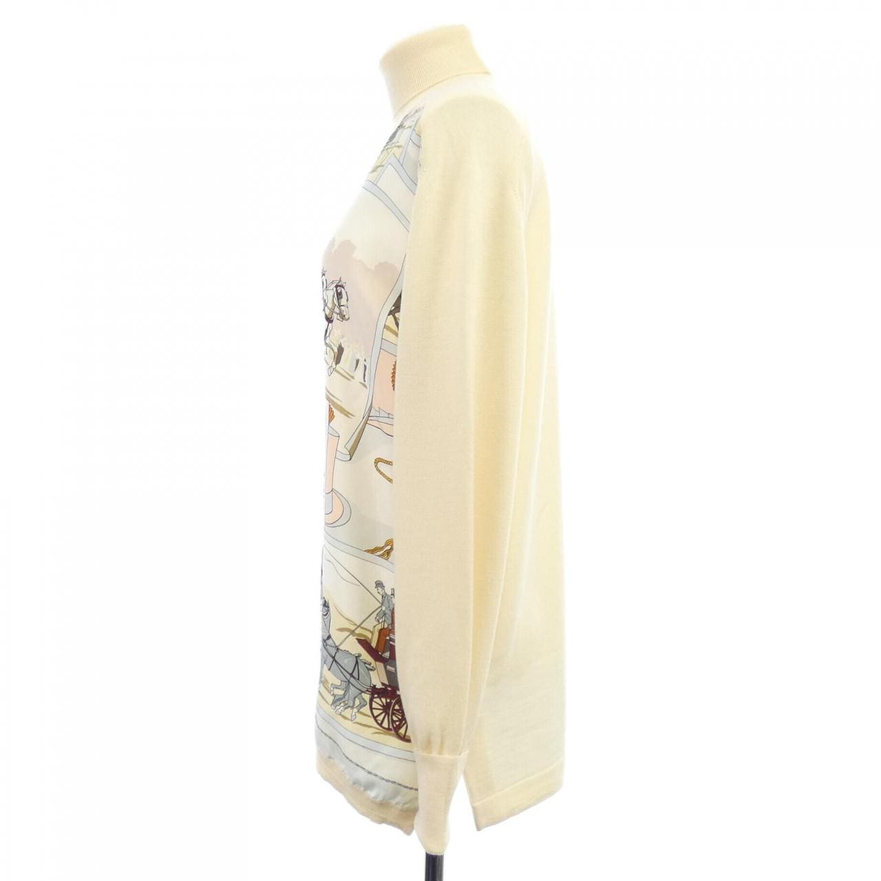 【ヴィンテージ】エルメス HERMES THE BULL＆MOUTH REGENT'S CIRCUS PICCADIL ツイルレーヌ. ニット