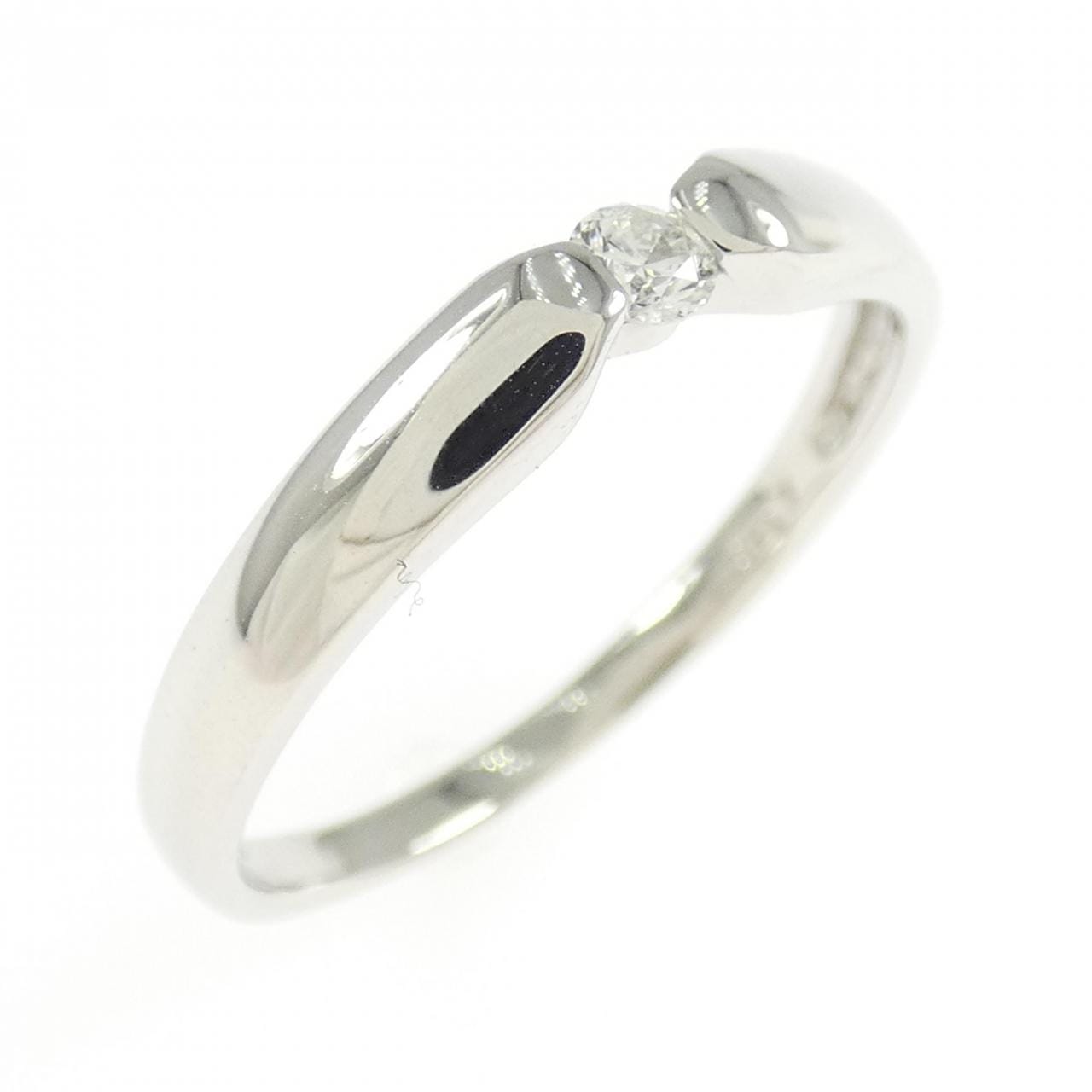 PT900 ソリティア ダイヤモンド リング 0.07CT