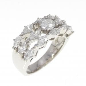 PT ダイヤモンド リング 0.421CT E VS2 オーバルカット