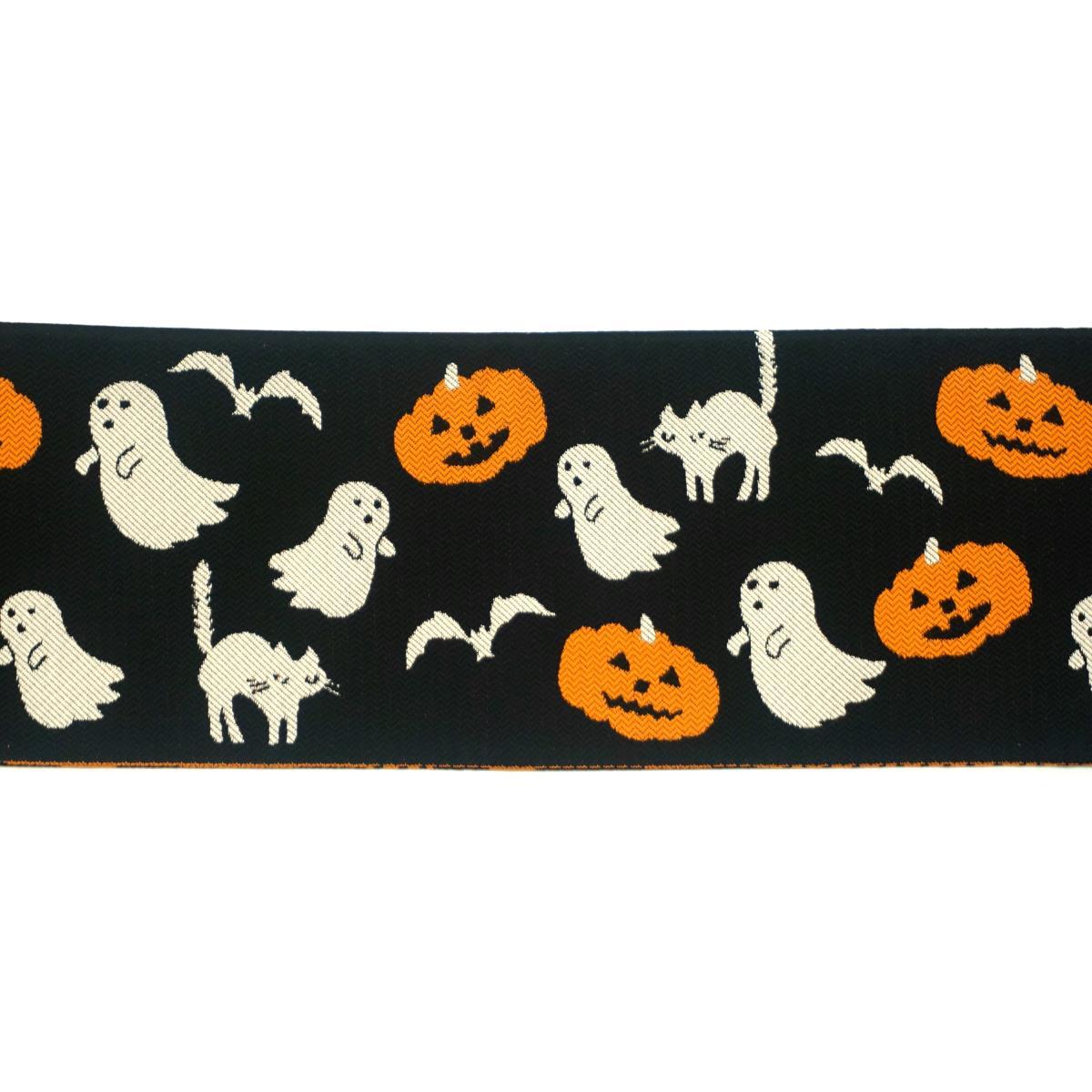 【新品】半幅帯　ハロウィン