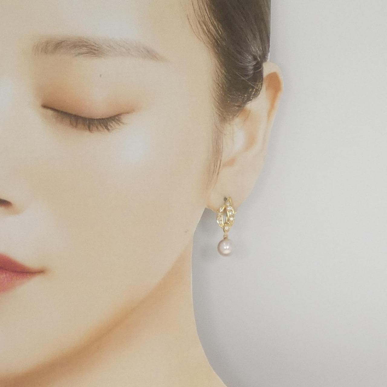 ミキモト アコヤパール イヤリング 7.7mm