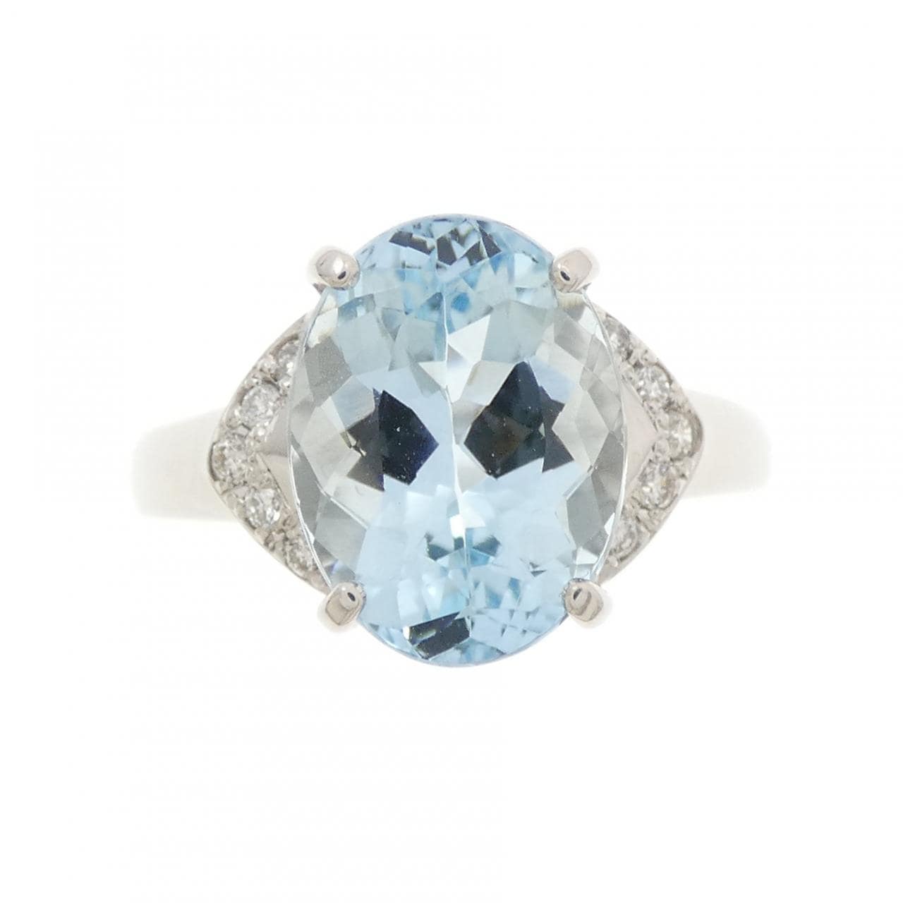 PT900 アクアマリン リング 3.34CT