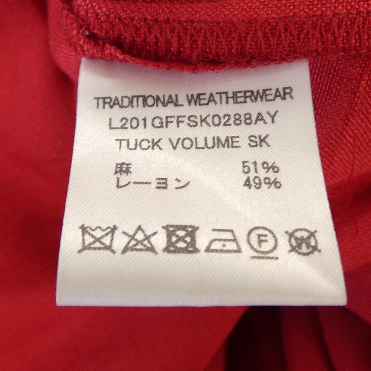 トラディショナルウェザーウェアー Traditionalweather.w L201GFFSK0288AY スカート