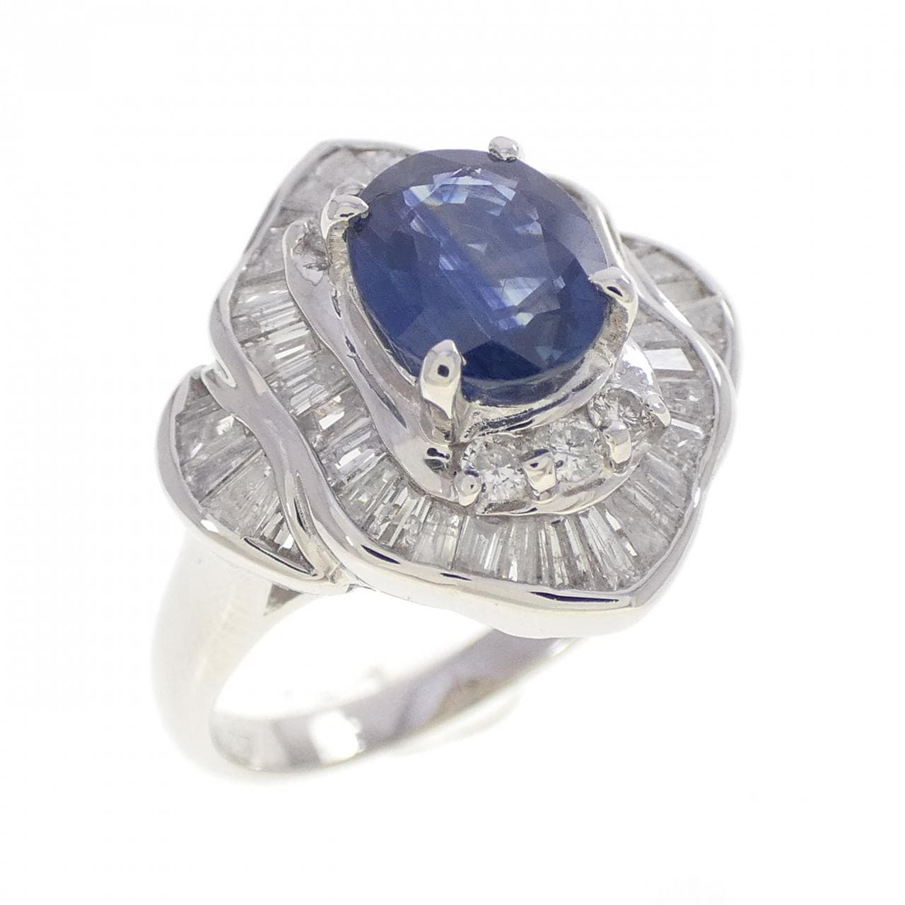 PT900 サファイヤ リング 1.60CT