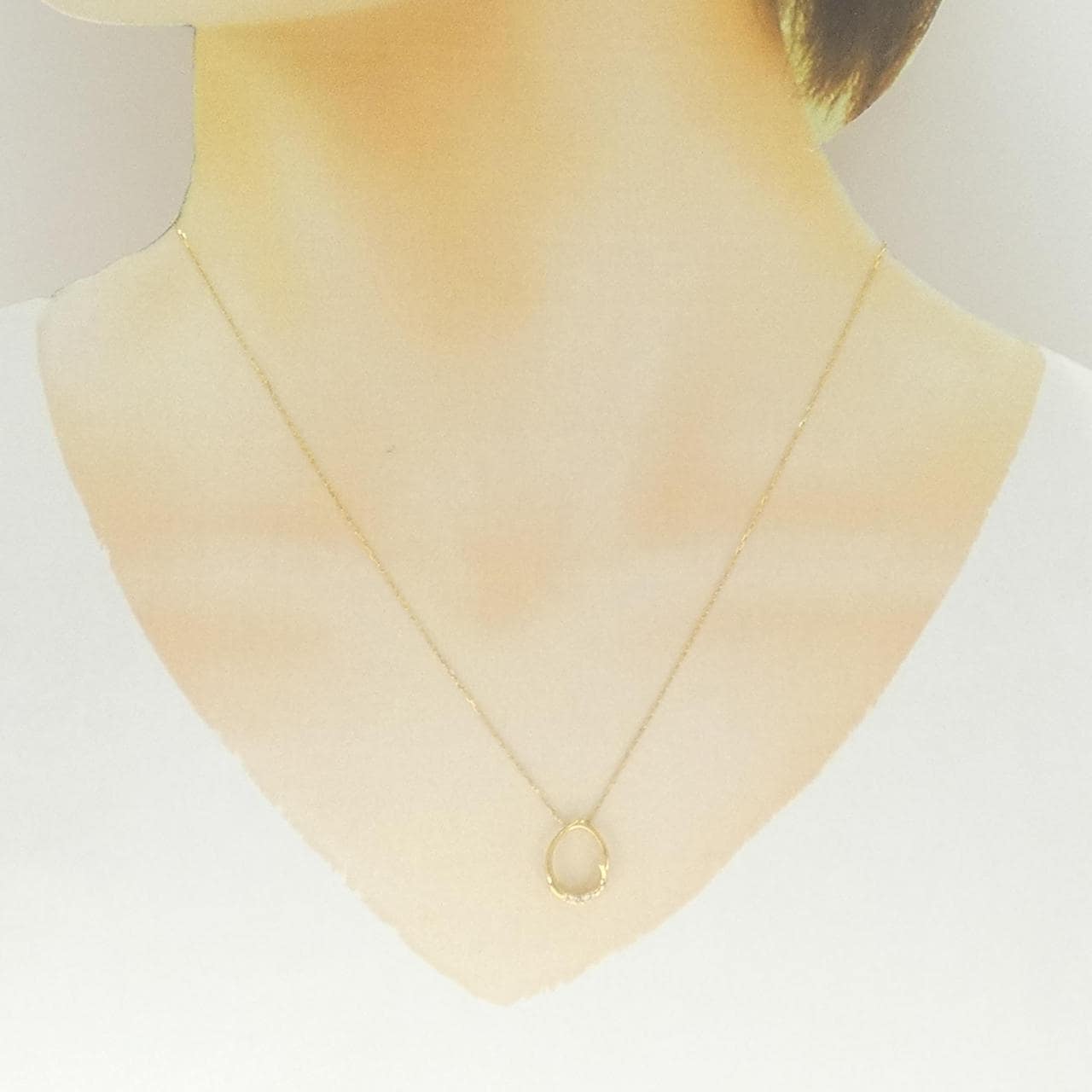 4゜C ダイヤモンド ネックレス