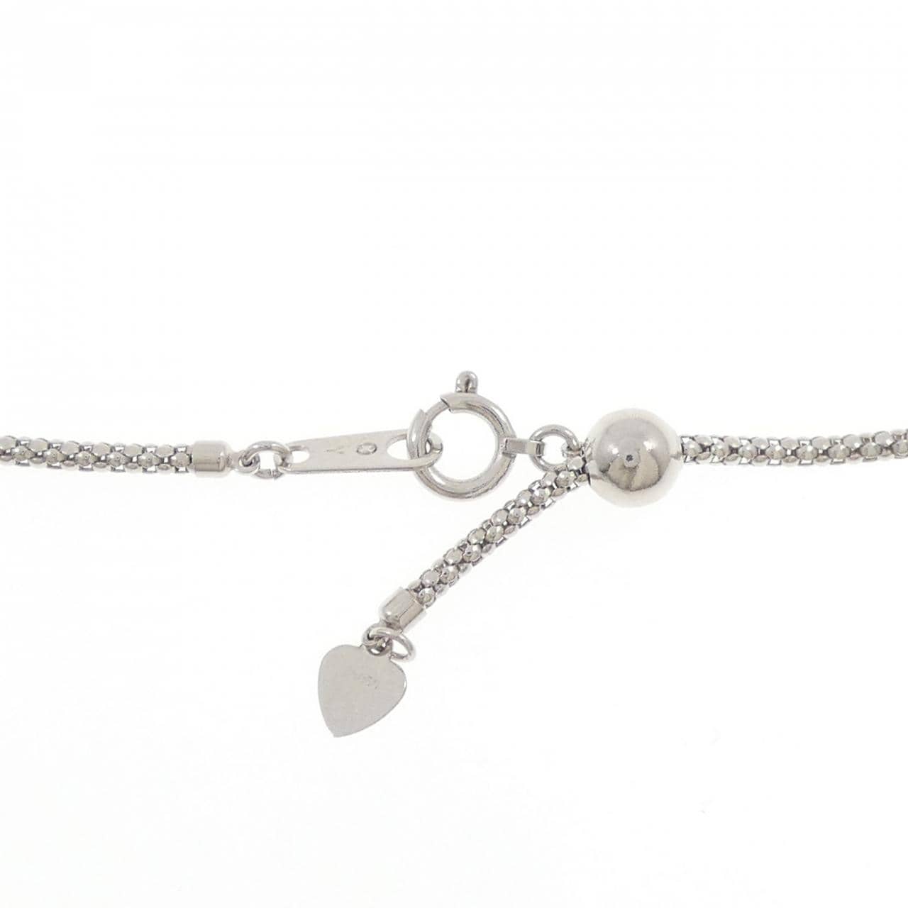 PT900/PT850 ピンクダイヤモンド ネックレス 0.32CT
