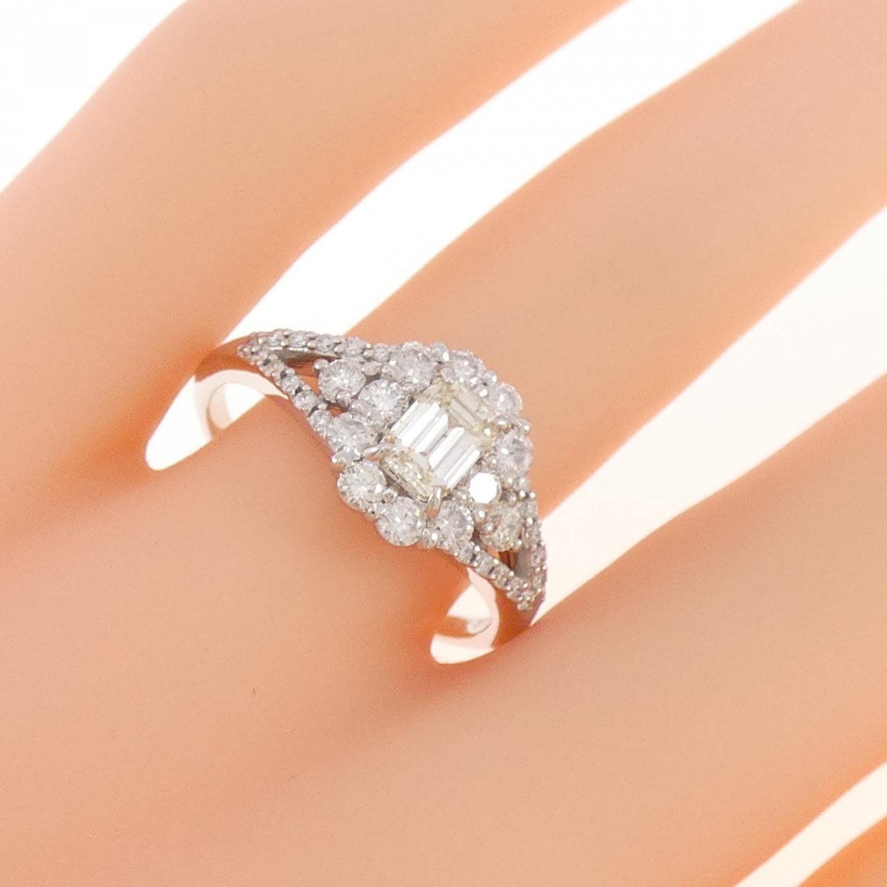 PT900 ダイヤモンド リング 0.484CT