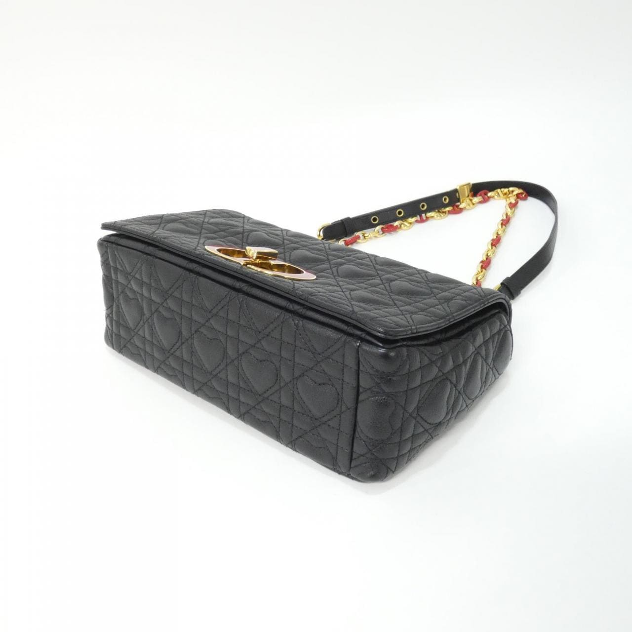 クリスチャンディオール DIORAMOUR ディオール カロ ミディアム ショルダーバッグ