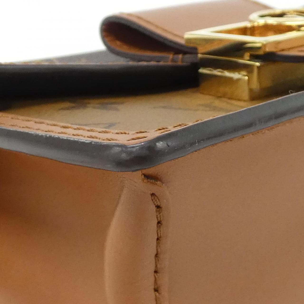 ルイヴィトン モノグラム リバース ポルトフォイユ ドーフィーヌ M68746 チェーンウォレット