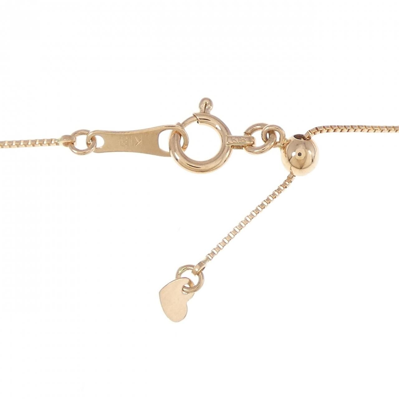K18PG 2WAY ダイヤモンド ネックレス 0.301CT