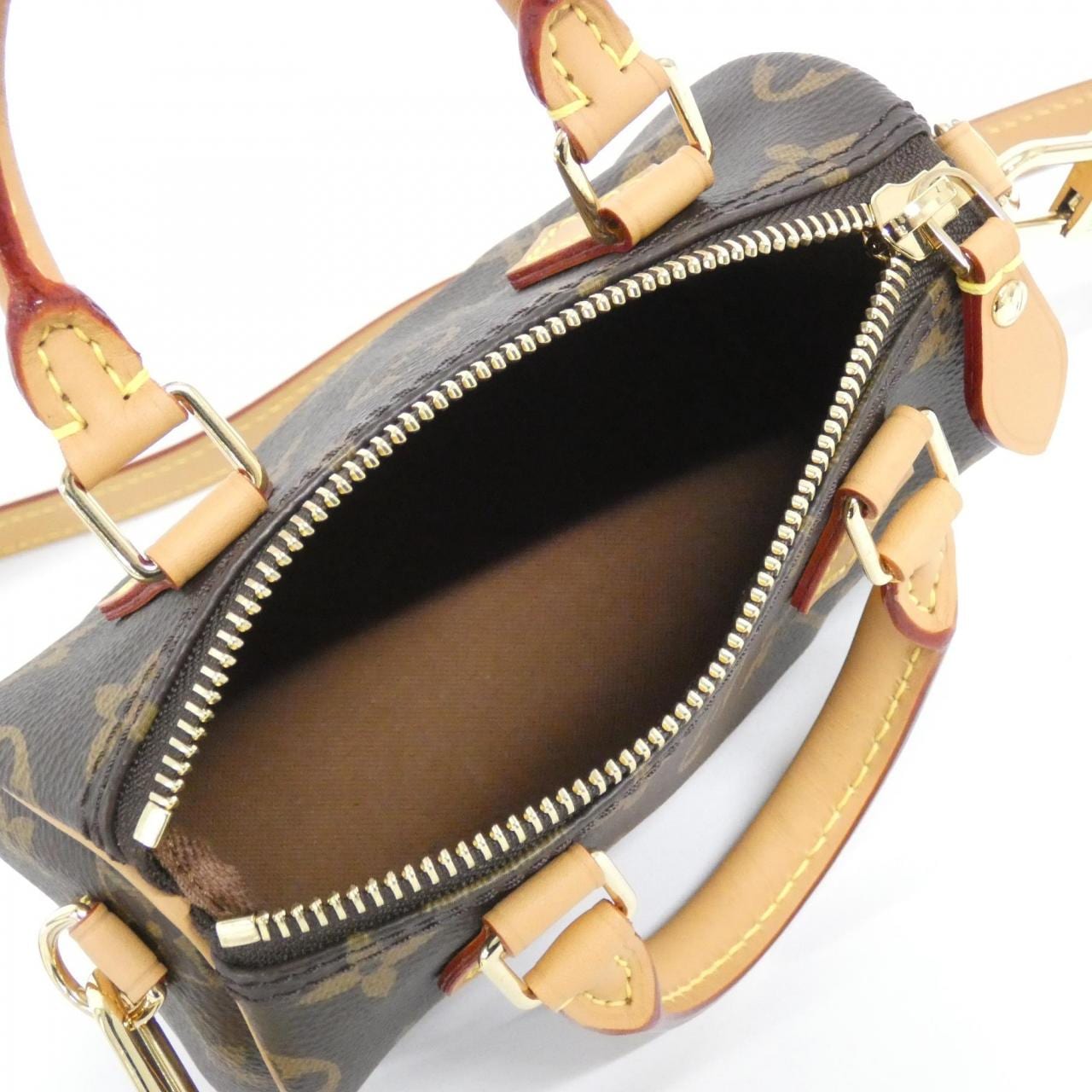 ルイヴィトン モノグラム ナノ スピーディ M81085 ボストンバッグ