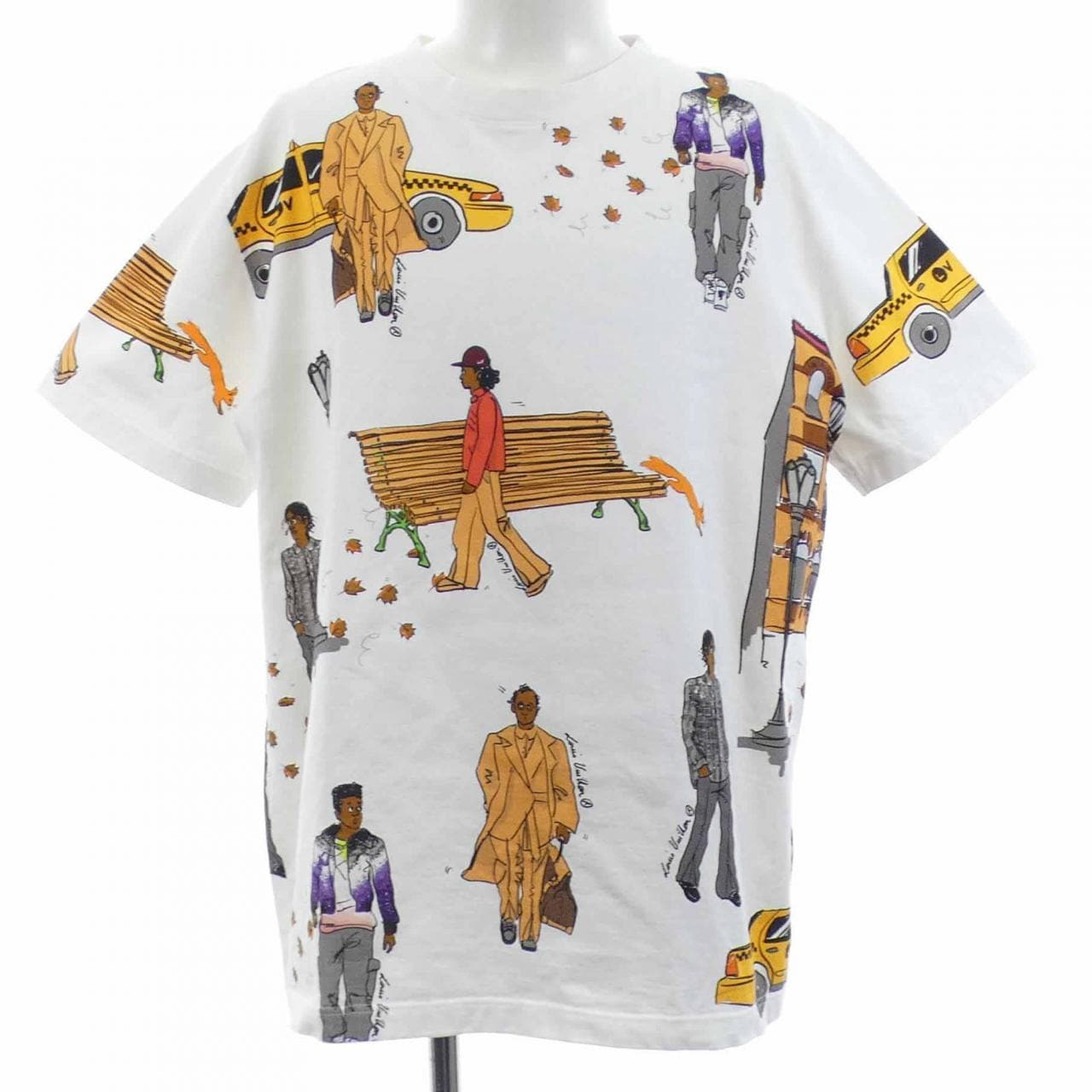 ルイヴィトン LOUIS VUITTON ニューウォーカーズプリント HHY91WNPG Tシャツ