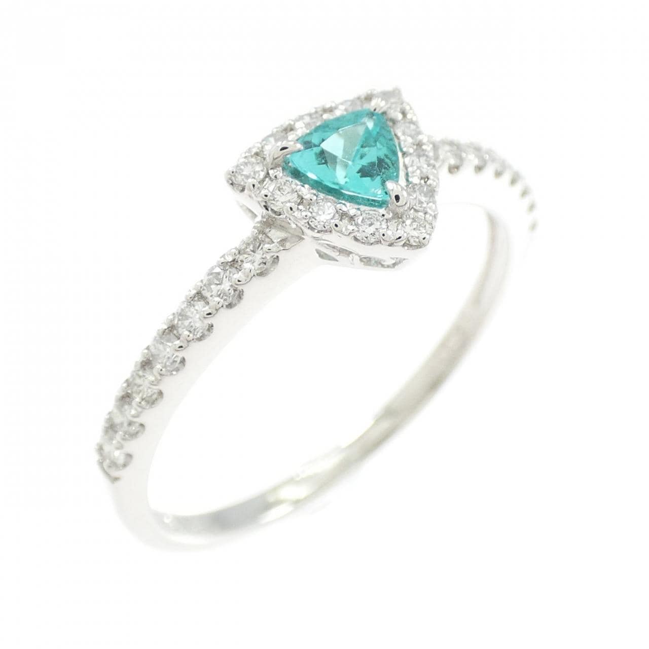 PT900 パライバトルマリン リング 0.15CT