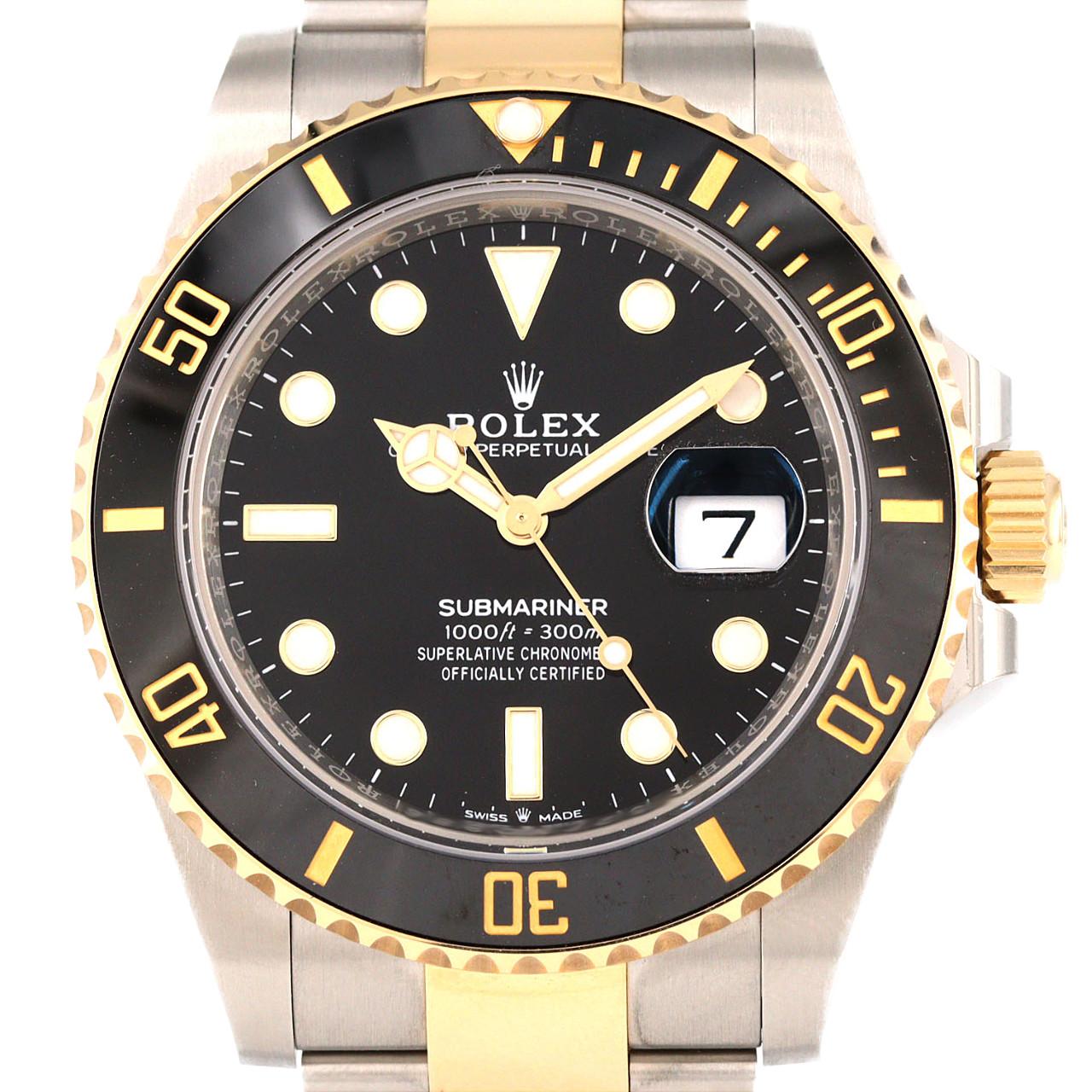 ロレックス サブマリーナーデイト 126613LN SSxYG 自動巻 ランダム番