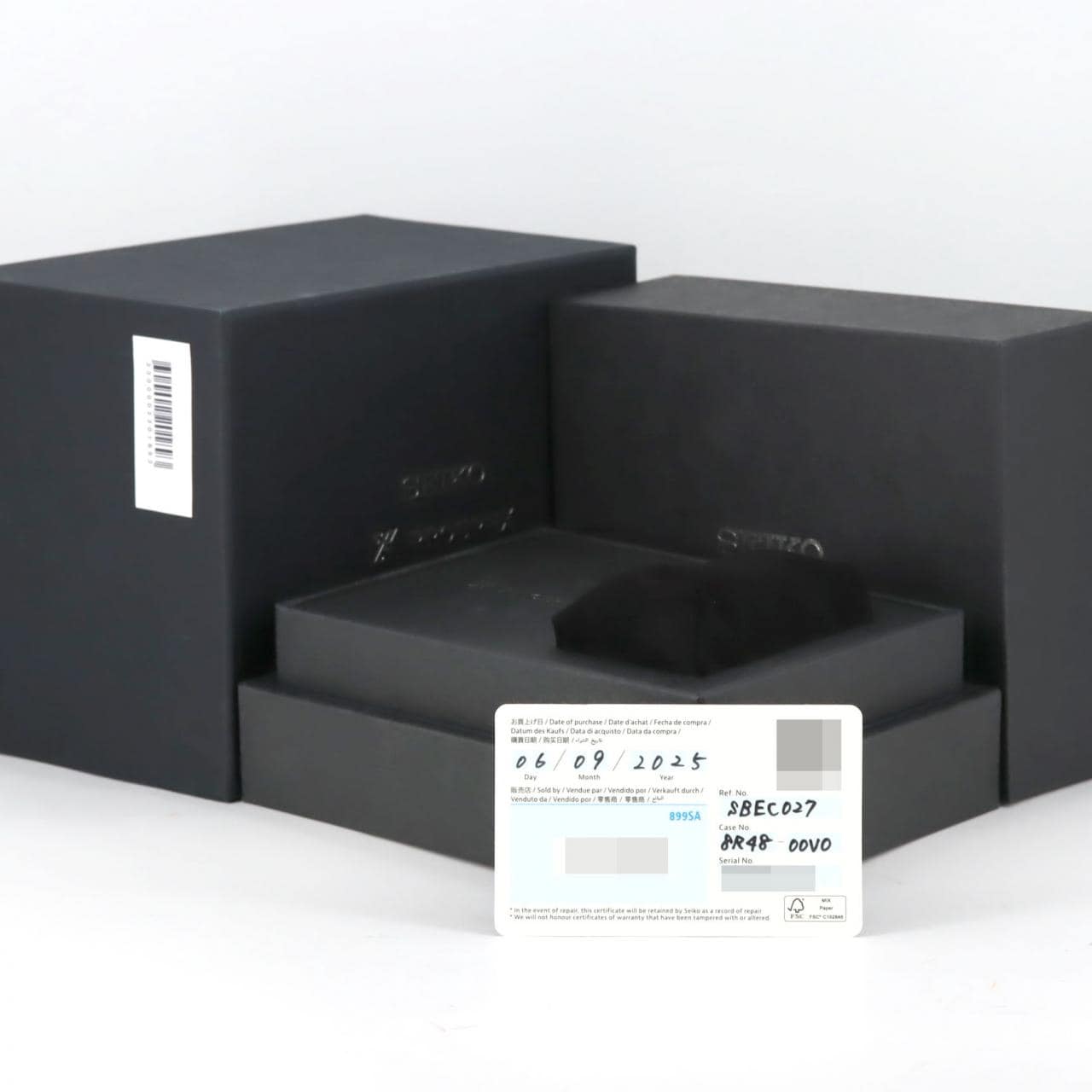 セイコー プロスペックス スピードタイマー 8R48-00V0/SBEC027 SS 自動巻