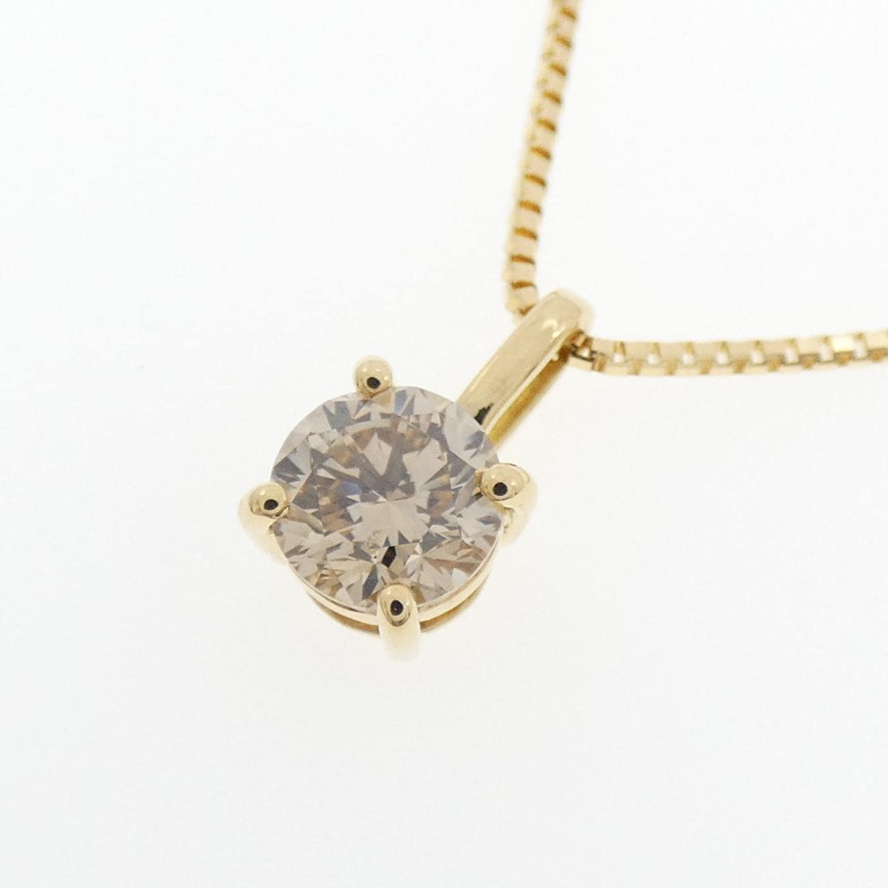K18YG ダイヤモンド ネックレス 0.70CT
