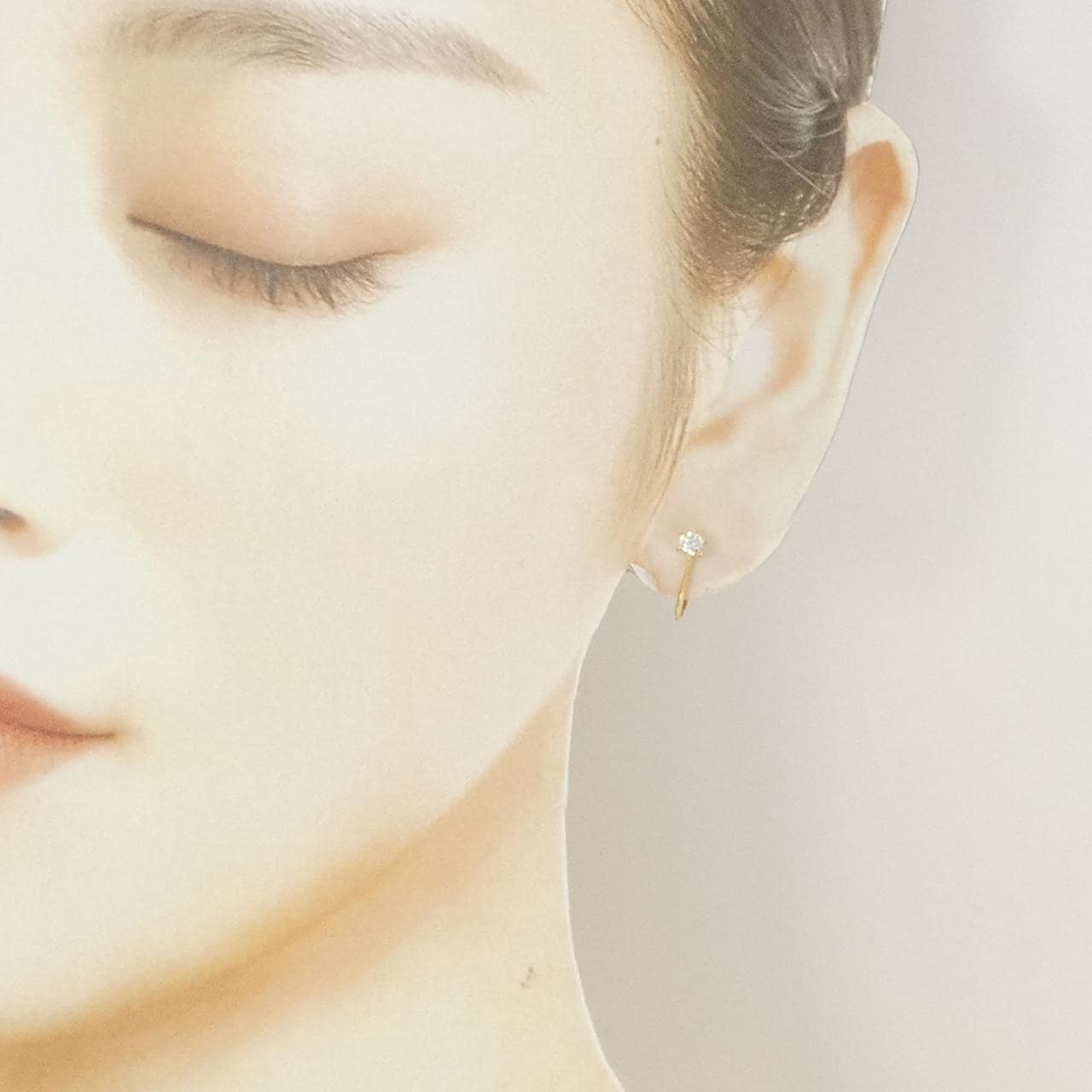 K18YG ダイヤモンド イヤリング 0.23CT