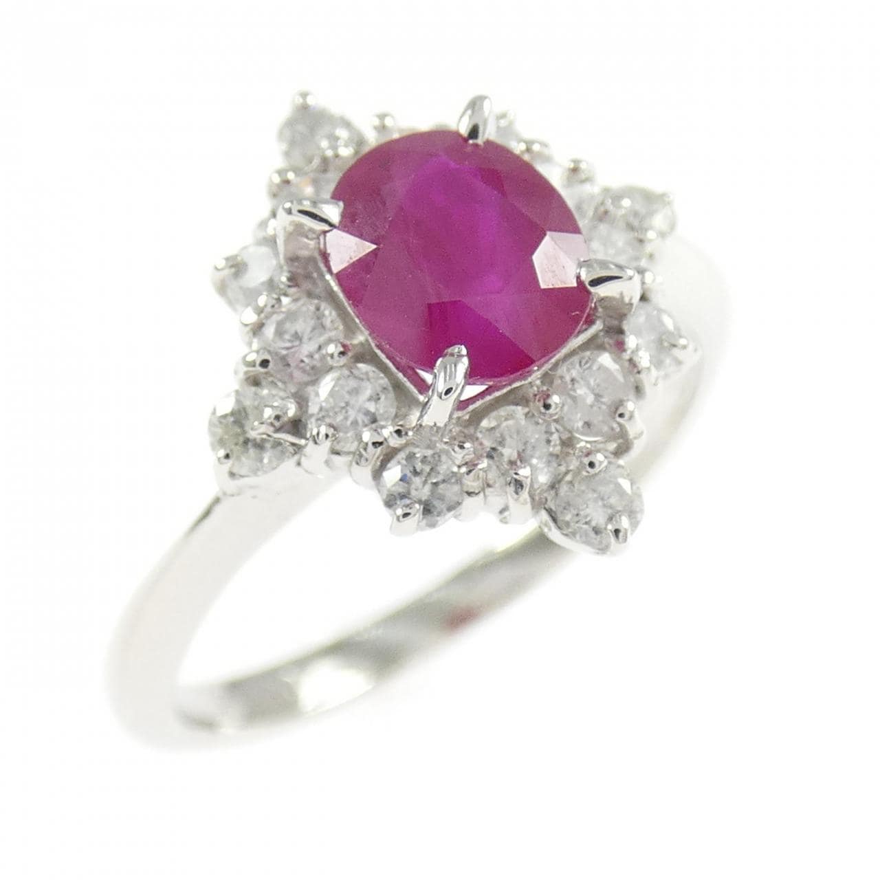 PT900 ルビー リング 1.00CT