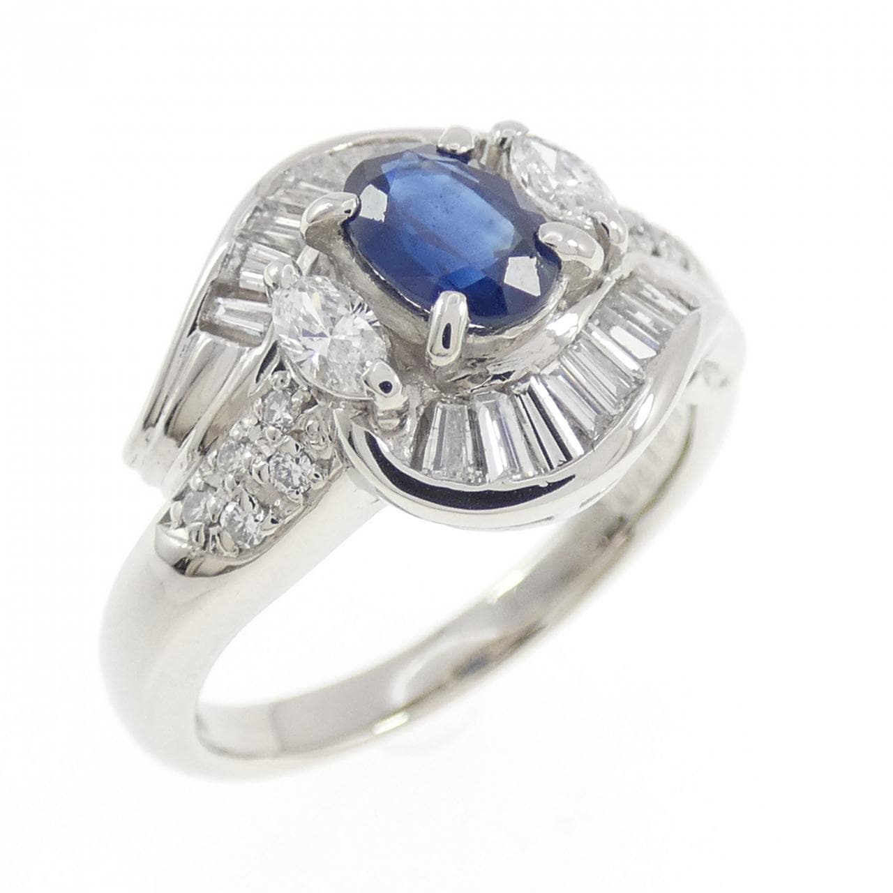 PT900 サファイヤ リング 0.61CT