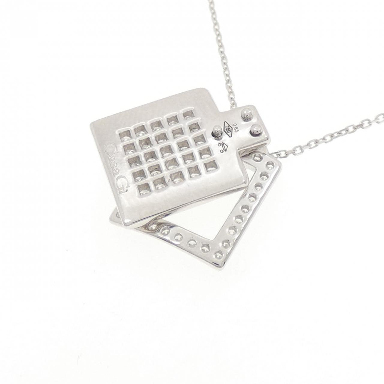 キャサジ ダイヤモンド ネックレス 0.65CT