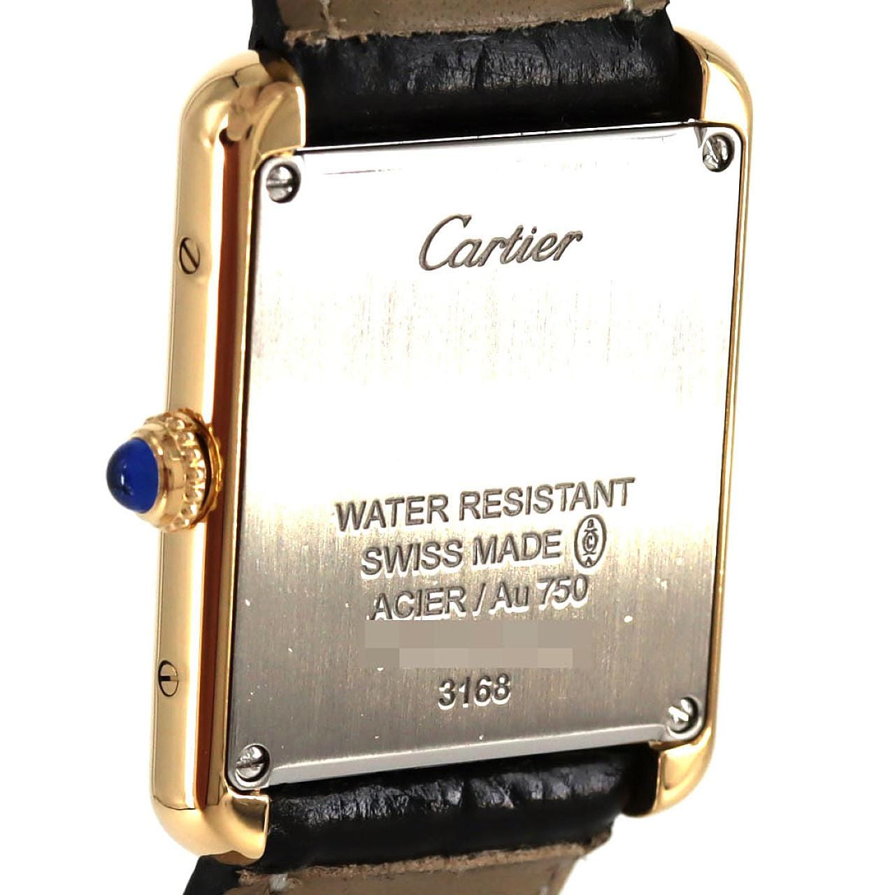 カルティエ タンクソロSM YGxSS W5200002 SSxYG クォーツ