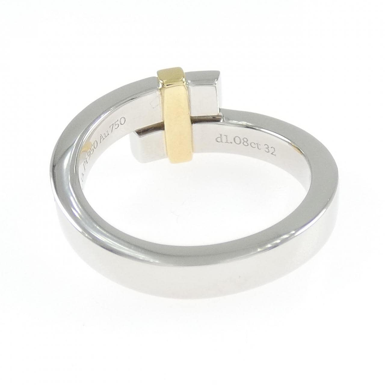 ティファニー バイパス ワイド リング 1.08CT