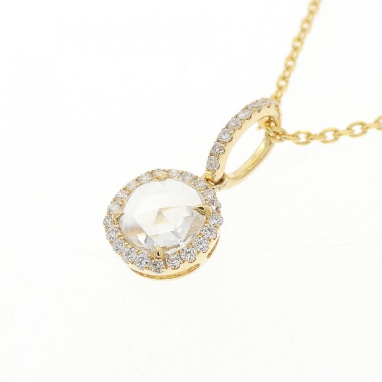 K18YG ダイヤモンド ネックレス 0.31CT