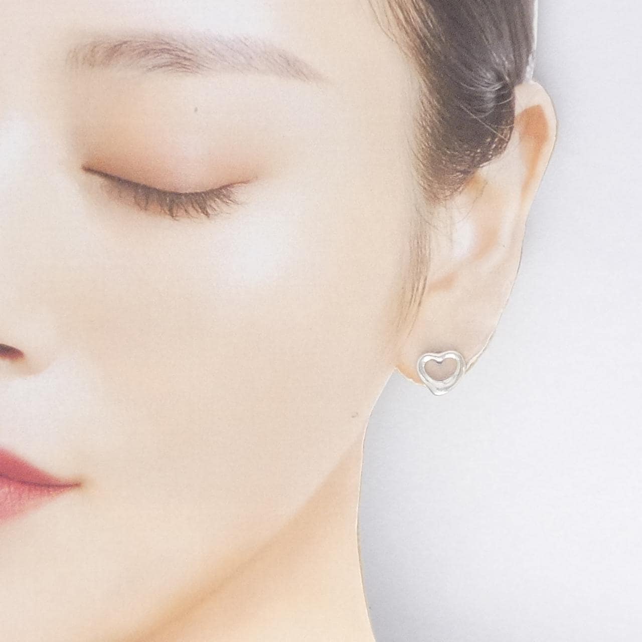 ティファニー オープンハート ピアス