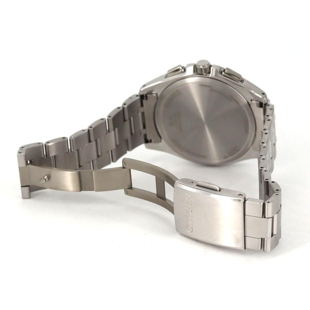 シチズン アテッサ 電波時計 H800-A1CDW07/AT8244-57E TI ソーラークォーツ