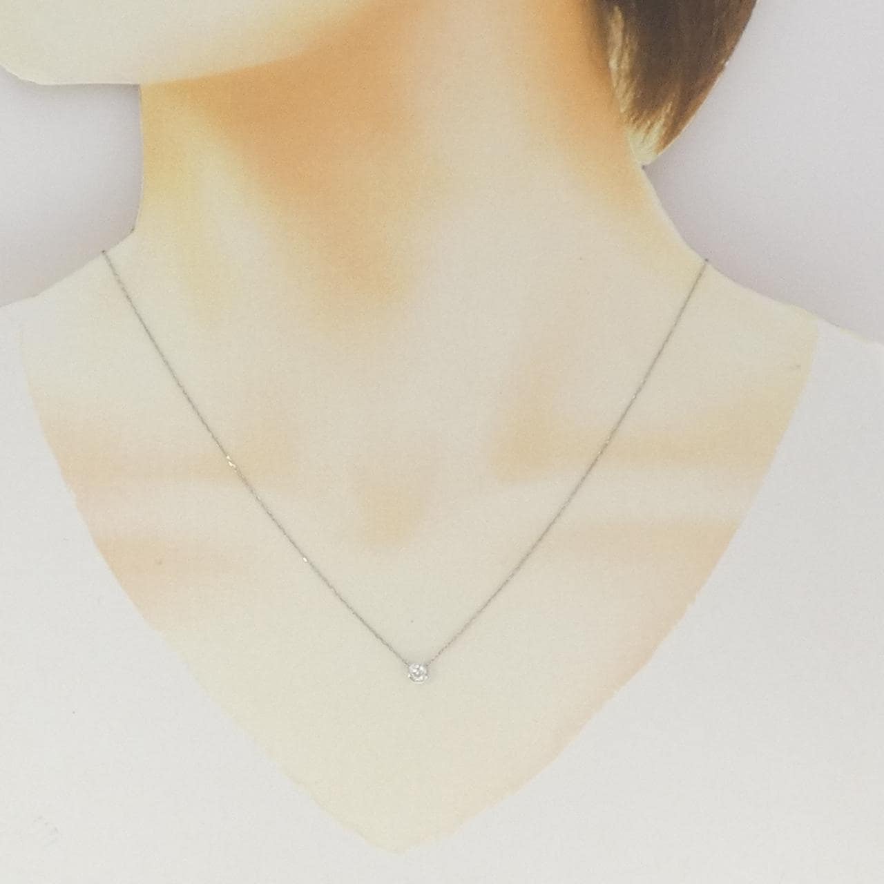 ヴァンドーム ダイヤモンド ネックレス 0.161CT