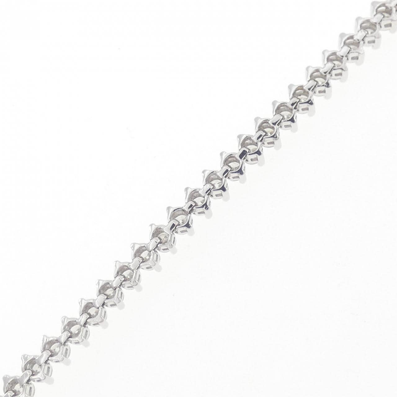 K14WG ダイヤモンド ブレスレット 3.00CT