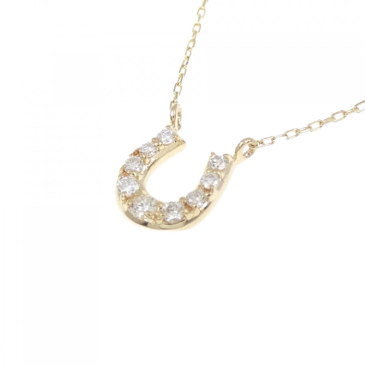 エテ ホースシュー ダイヤモンド ネックレス