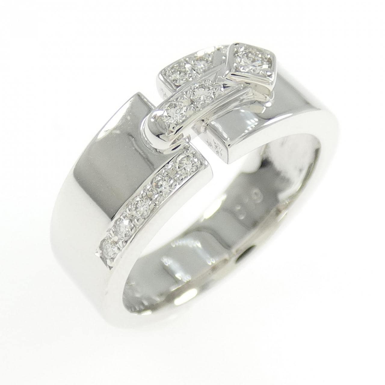 750WG ダイヤモンド リング 0.19CT