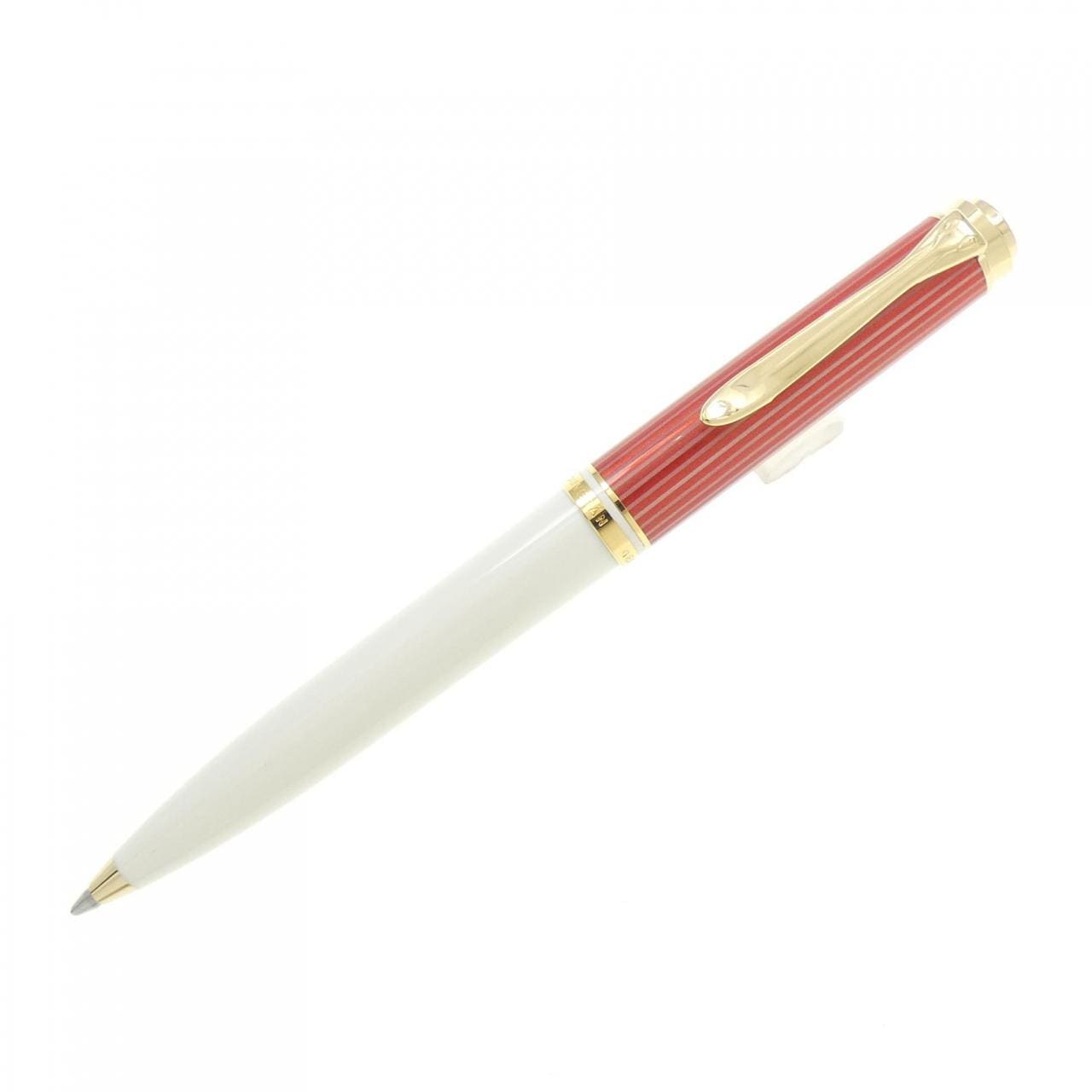 [BRAND NEW] Pelikan Souveraine K600 Red White Ballpoint Pen