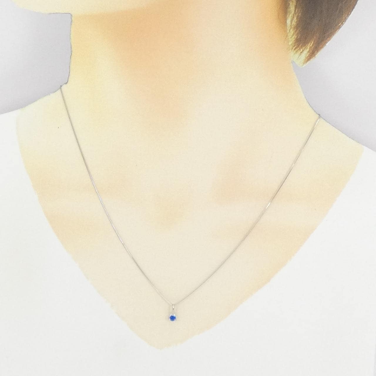 PT900/PT850 アウイナイト ネックレス 0.11CT