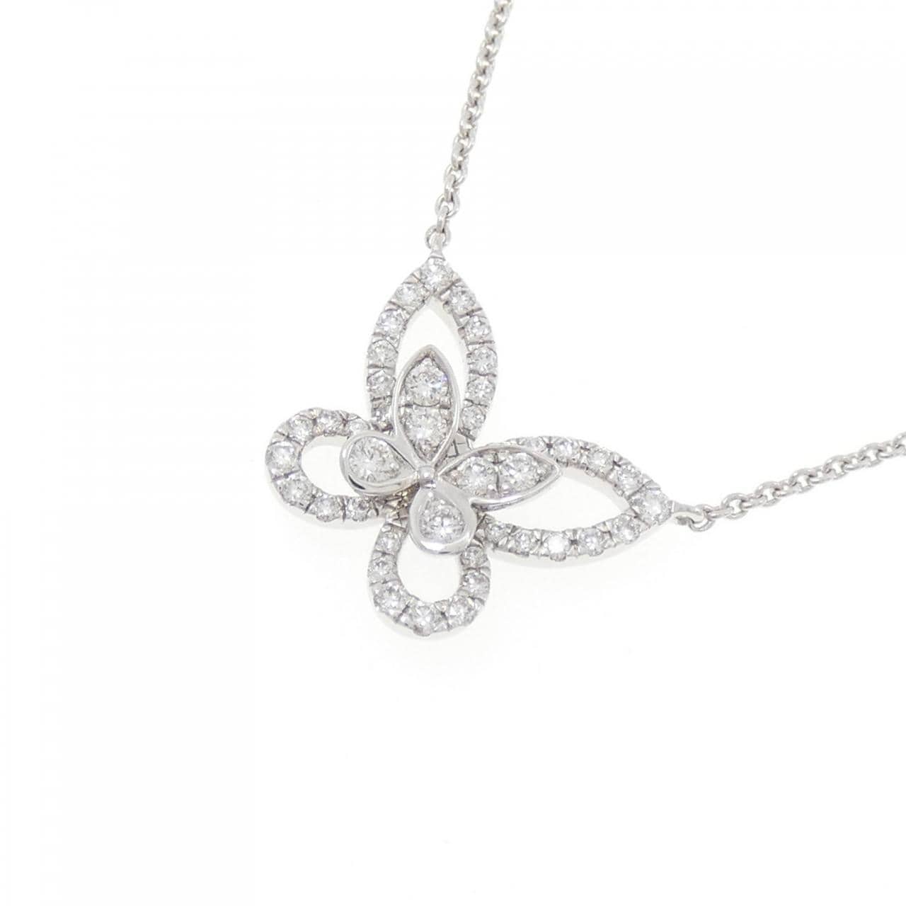 グラフ バタフライシルエット ミニ ネックレス