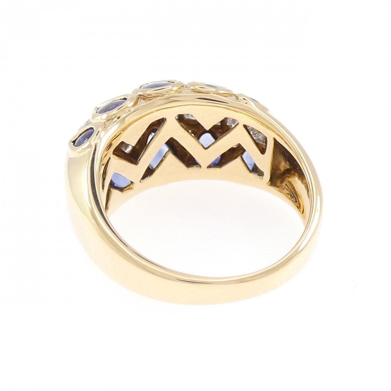 K18YG サファイヤ リング 1.84CT