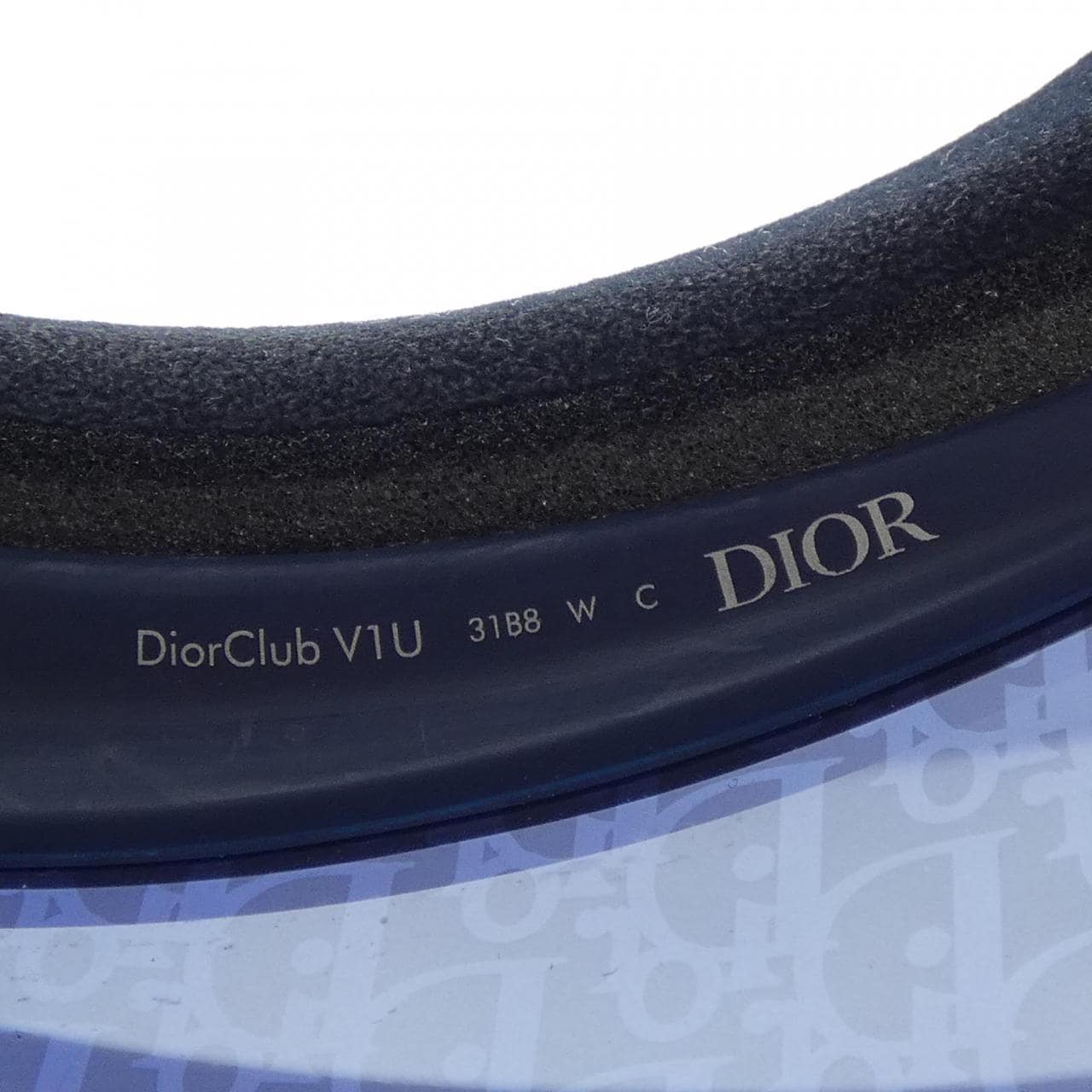 クリスチャンディオール CHRISTIAN DIOR DIOR CLUB サンバイザー V1U 3188 キャップ