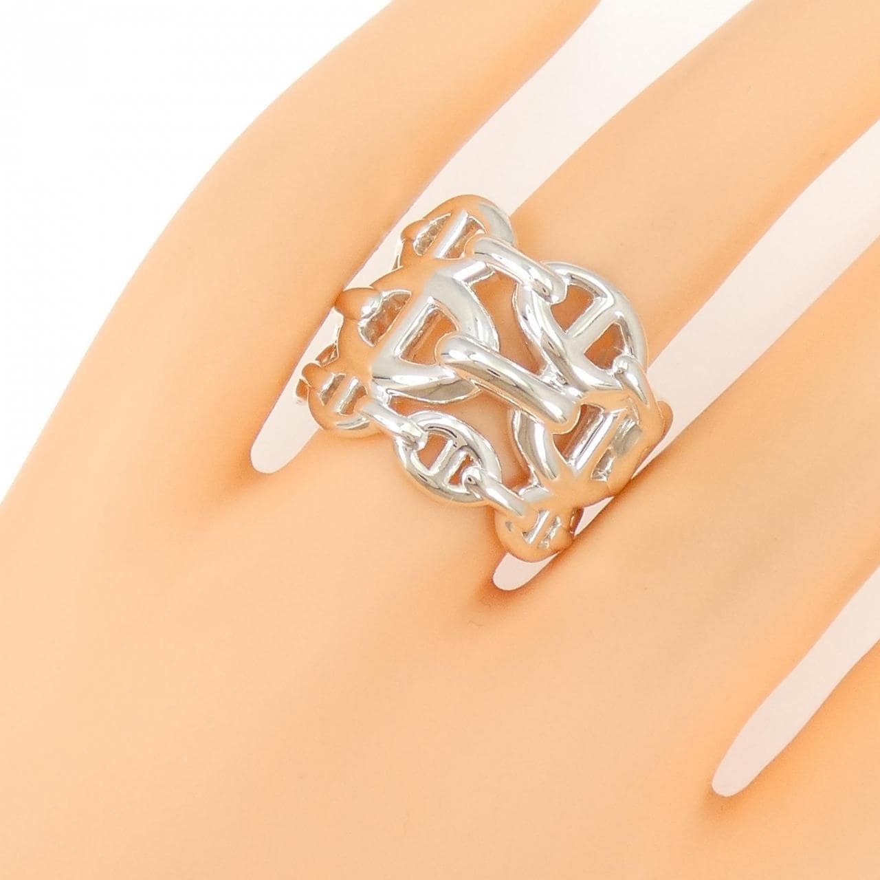 HERMES Chène d&#39;Angle Anchenée Ring