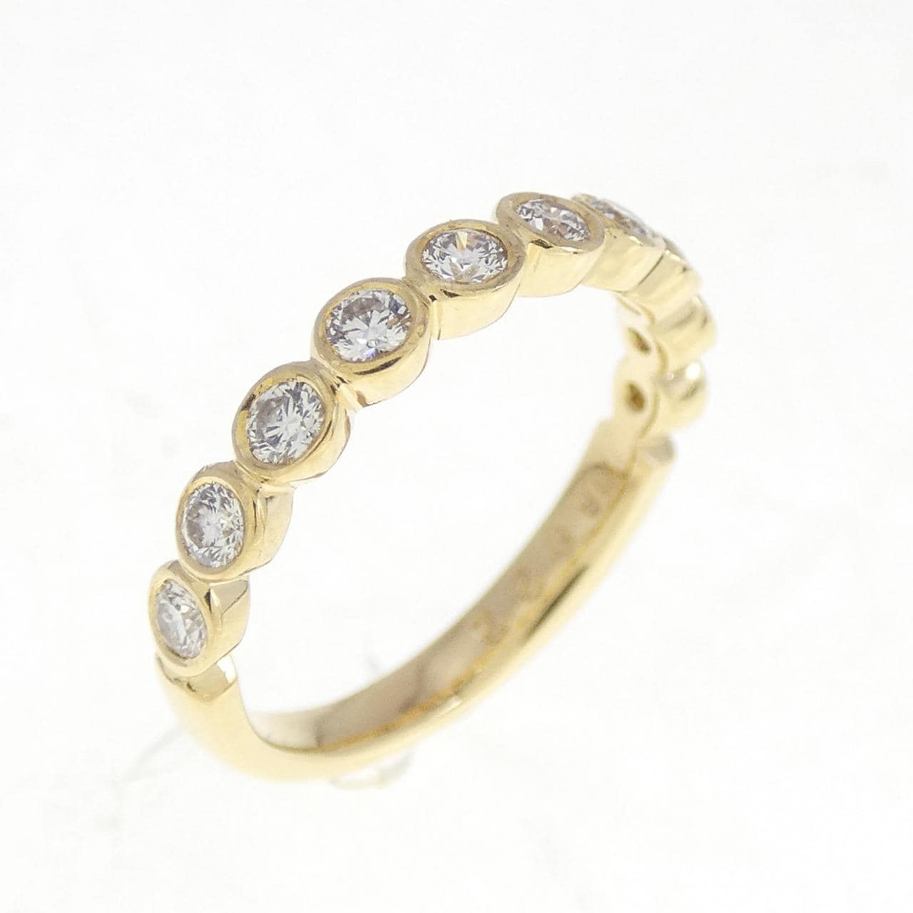 K18YG Diamond Pinky Ring 0.22CT