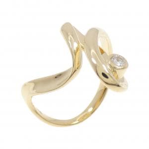 K18YG ダイヤモンド リング 0.07CT