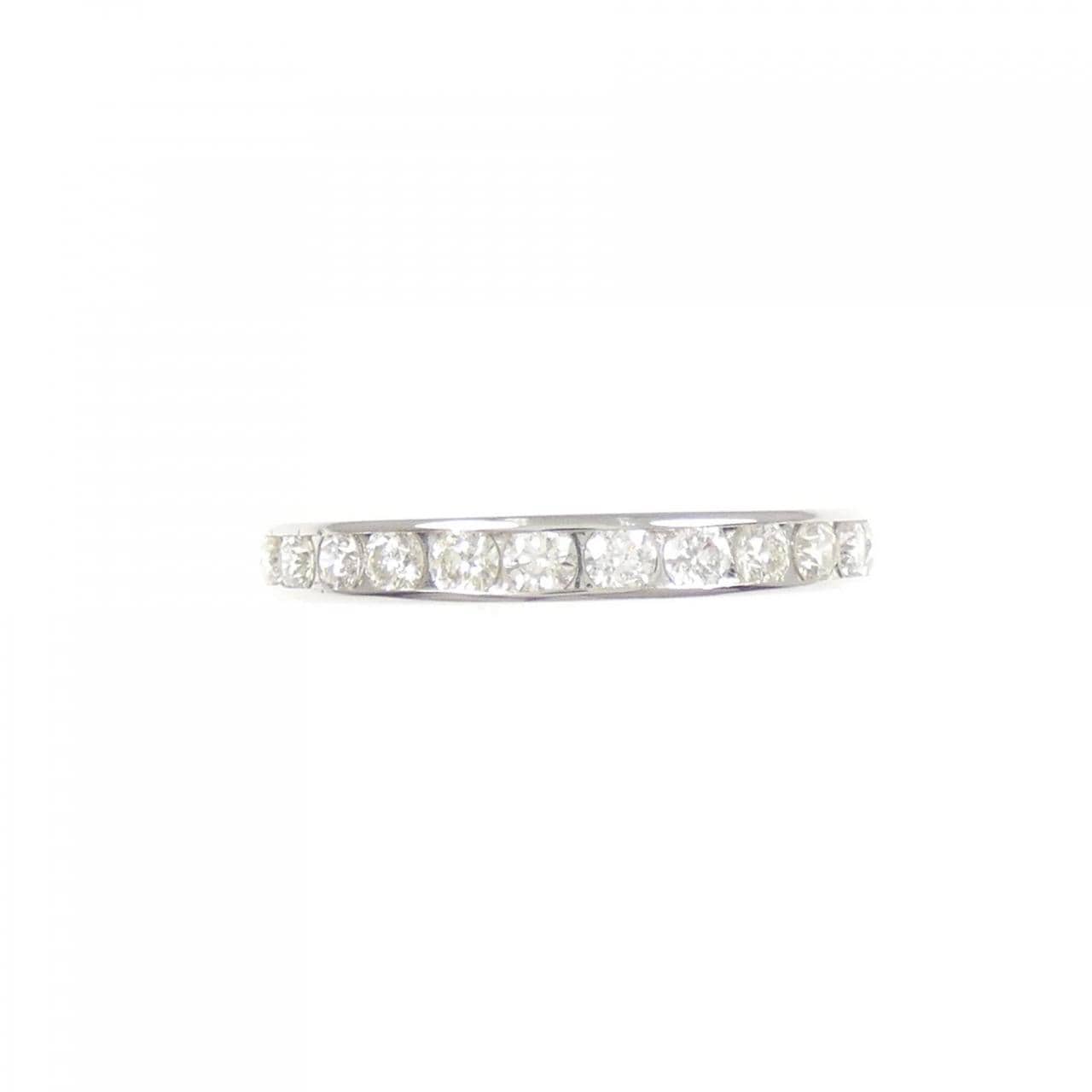 PT950 ハーフエタニティ ダイヤモンド リング 0.50CT