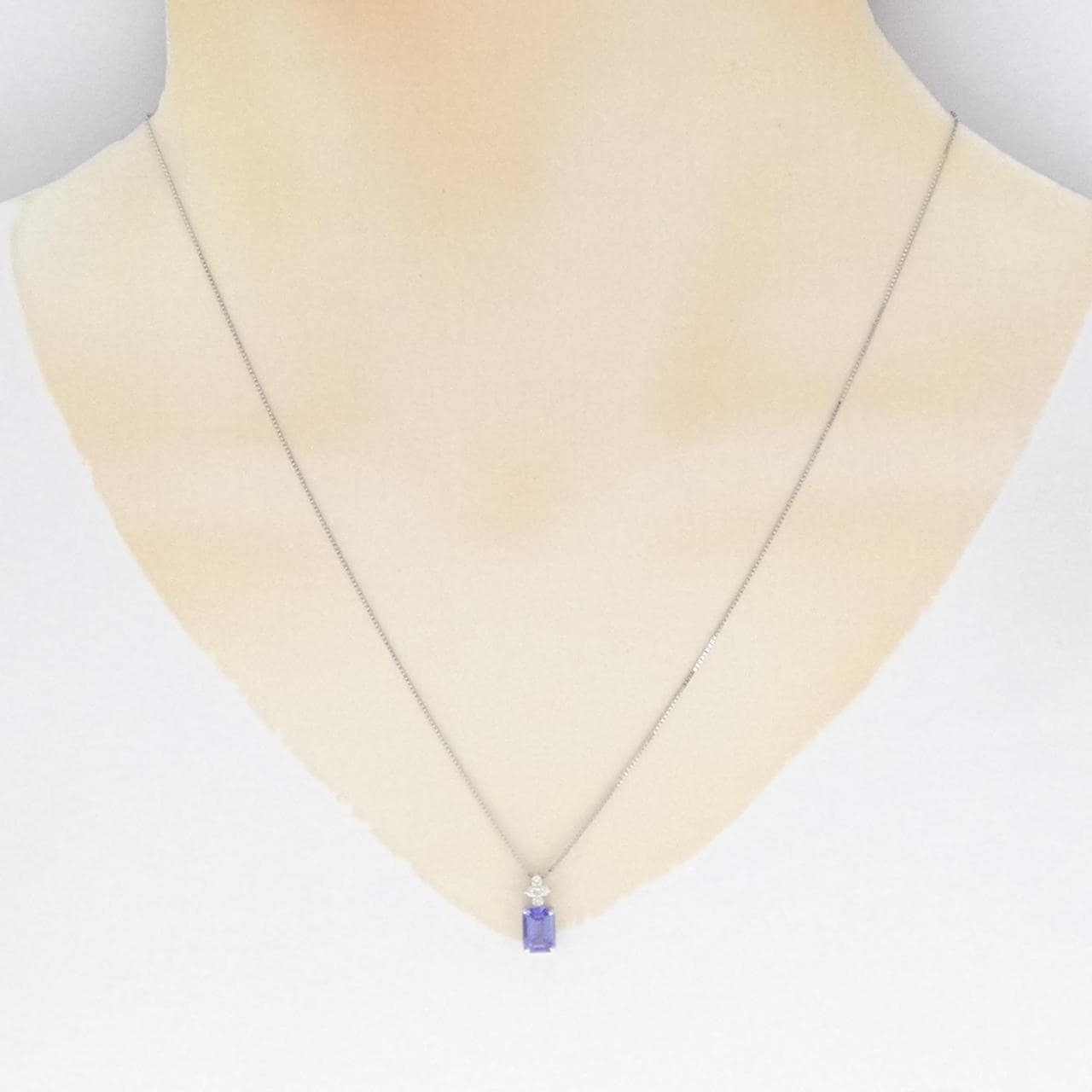 【リメイク】PT タンザナイト ネックレス 0.85CT