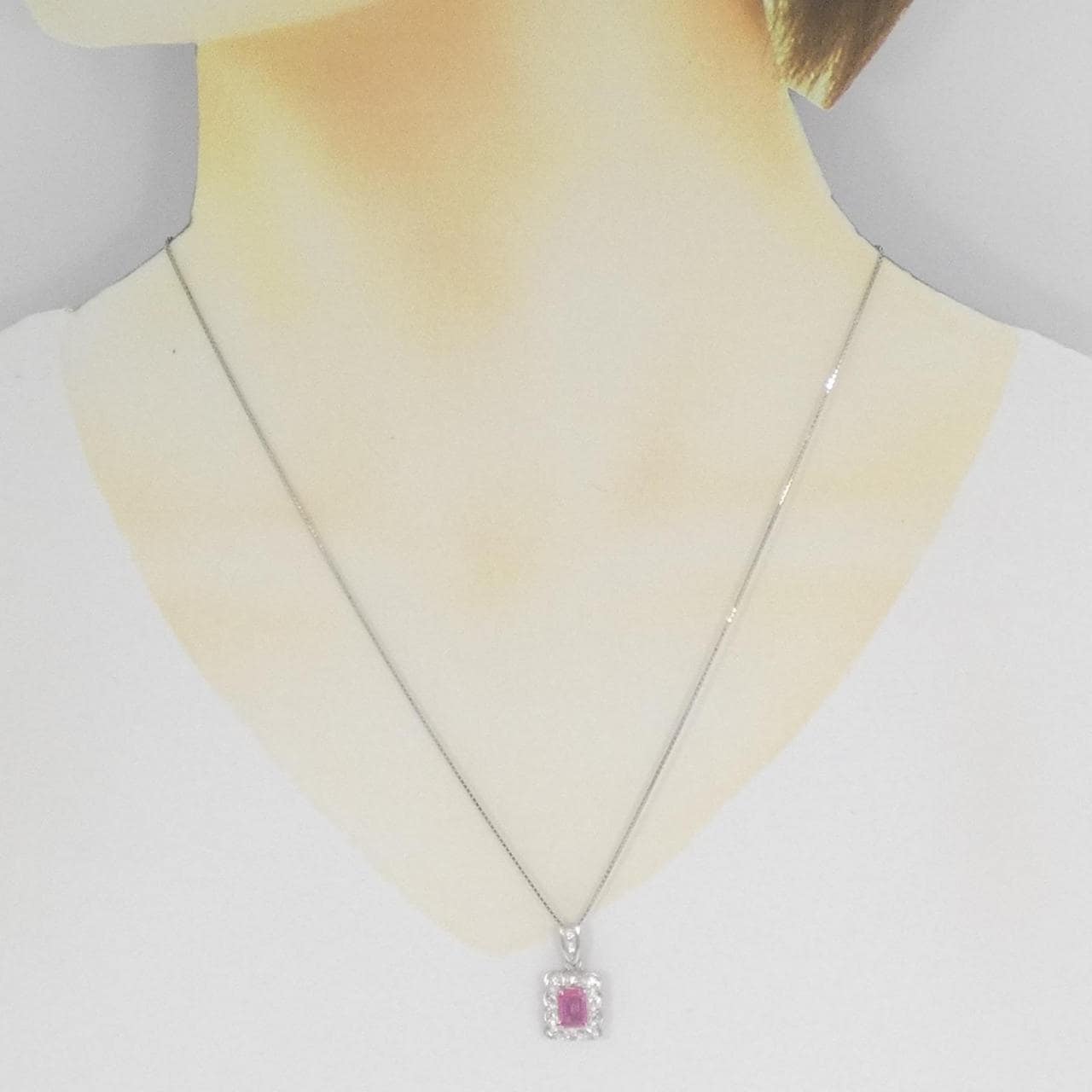 PT900/PT850碧璽項鍊 0.76CT