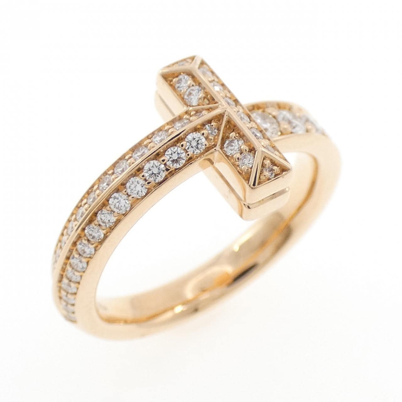 ティファニー Tワン ナロー リング 0.45CT